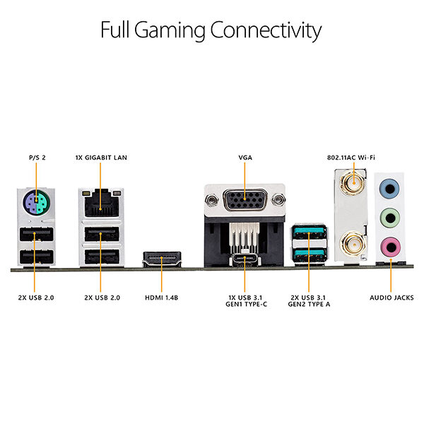 مادربرد ایسوس MB ASUS TUF-B360-PRO-GAMING-WIFI - تصویر 4