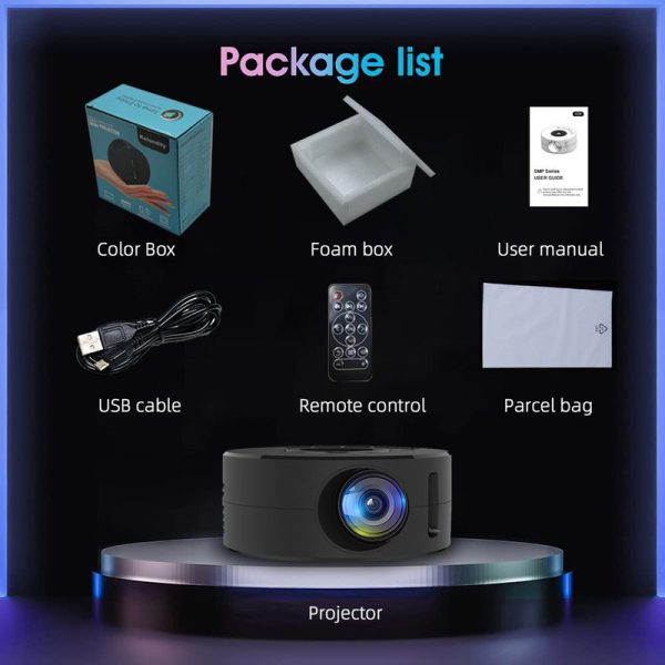 مینی ویدئو پروژکتور بروگو مدل Borrego projector T1 - تصویر 3